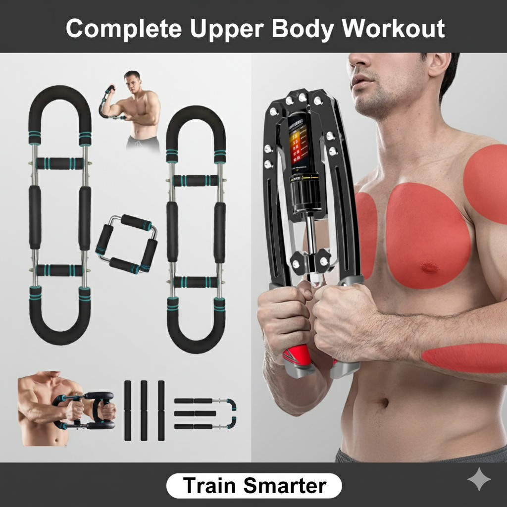 2Pcs Twister Arm Trainer Set For Complete Upper Body Workout Exercises Smartio