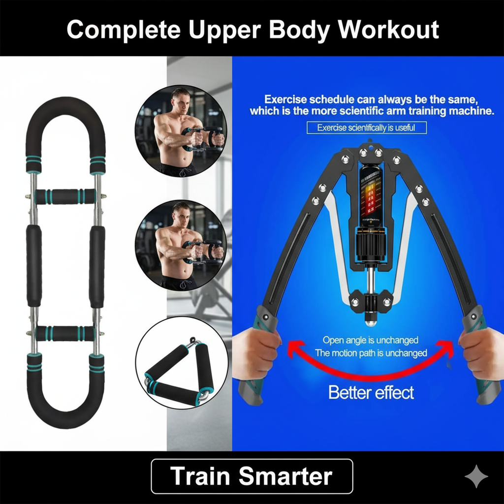 2Pcs Twister Arm Trainer Set For Complete Upper Body Workout Exercises Smartio