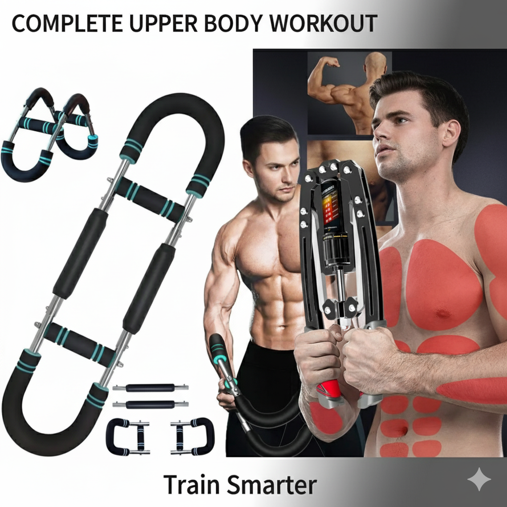 2Pcs Twister Arm Trainer Set For Complete Upper Body Workout Exercises Smartio