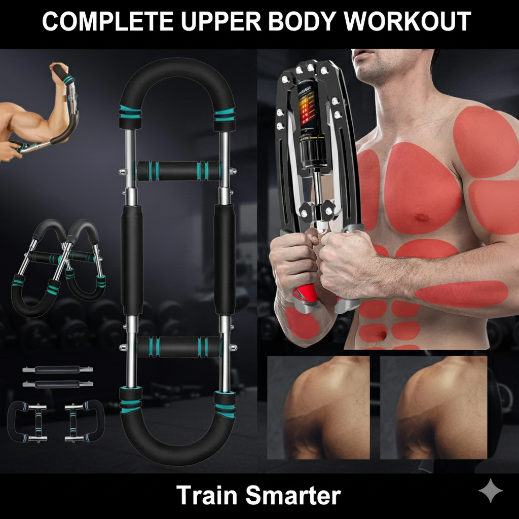 2Pcs Twister Arm Trainer Set For Complete Upper Body Workout Exercises Smartio