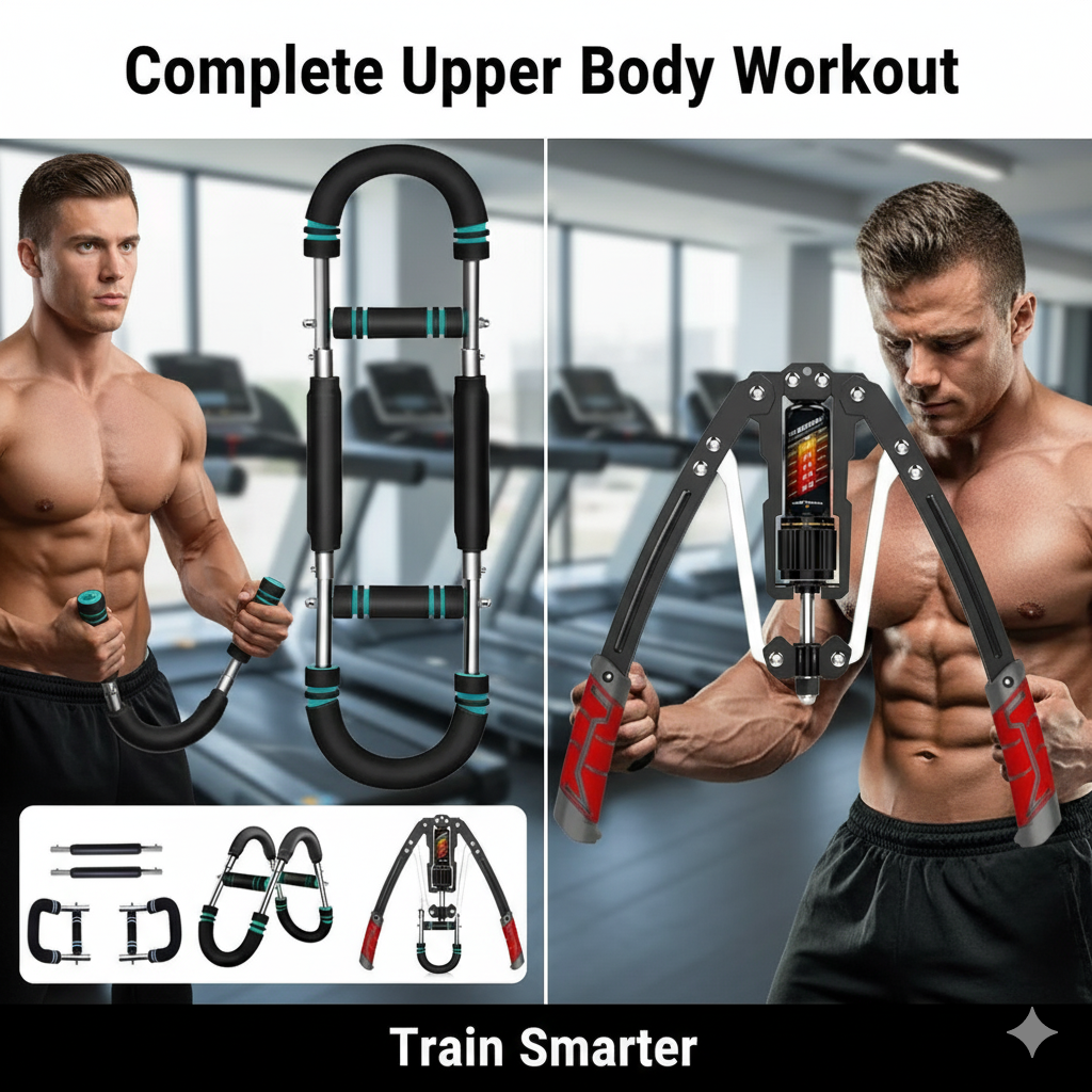 2Pcs Twister Arm Trainer Set For Complete Upper Body Workout Exercises Smartio