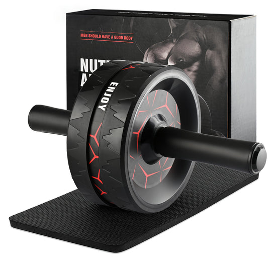Ab Roller Exerciser Wheel Kit with Knee Pad, lower Ab Workouts for Men & Women Gym at Home