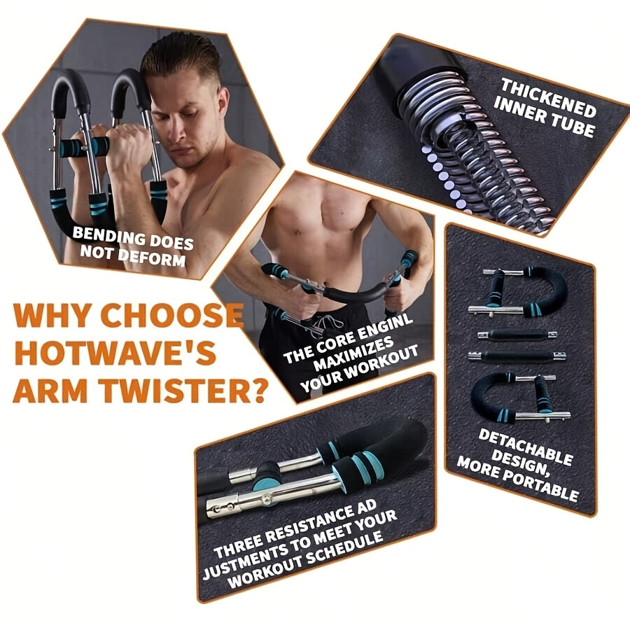 Twister Arm Trainer: Build Chest & Arm Muscles Strength & Fitness